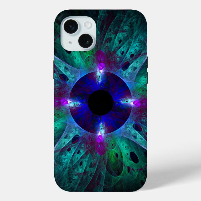 Funda De Case-Mate Para iPhone El arte abstracto visual (Reverso )