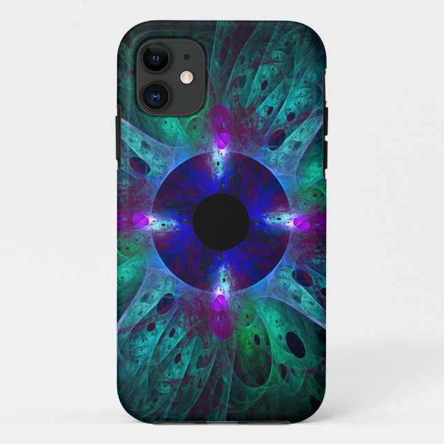 Funda De Case-Mate Para iPhone El arte abstracto visual (Reverso)