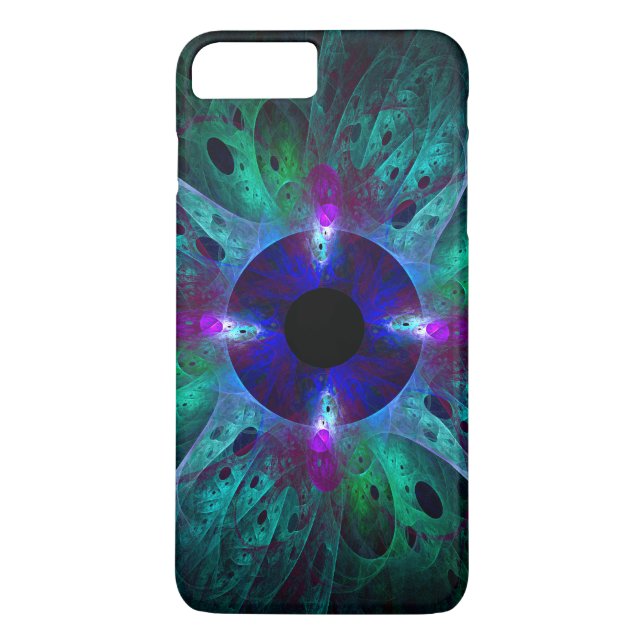 Funda De Case-Mate Para iPhone El arte abstracto visual (Reverso)