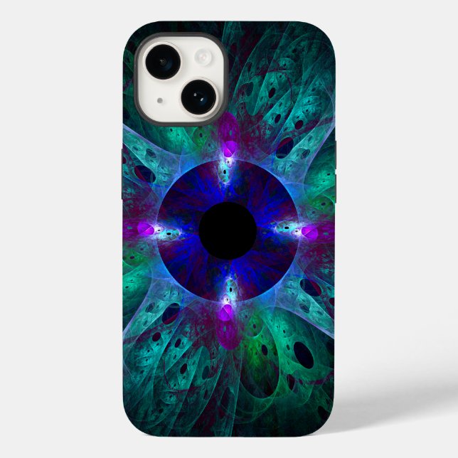 Funda De Case-Mate Para iPhone El arte abstracto visual (Reverso )
