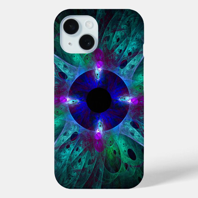 Funda De Case-Mate Para iPhone El arte abstracto visual (Reverso )