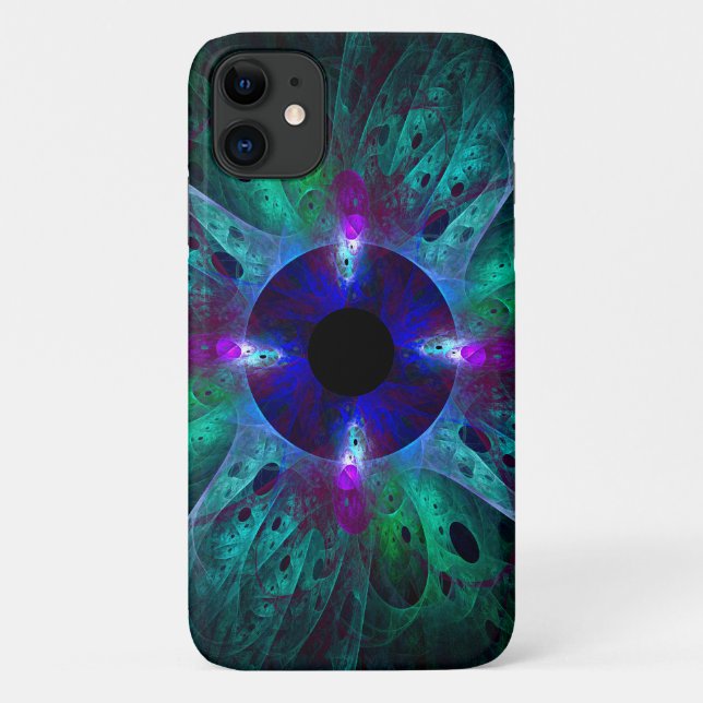 Funda De Case-Mate Para iPhone El arte abstracto visual (Reverso)