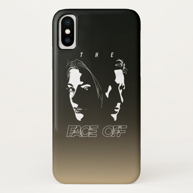 Funda De Case-Mate Para iPhone El arte de la silueta humana | (Reverso)