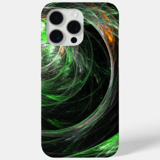 Funda Para iPhone 15 Pro Max El arte del resumen verde mundial