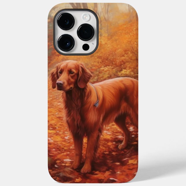 Funda De Case-Mate Para iPhone El asentamiento rojo irlandés en otoño se inspira  (Reverso )
