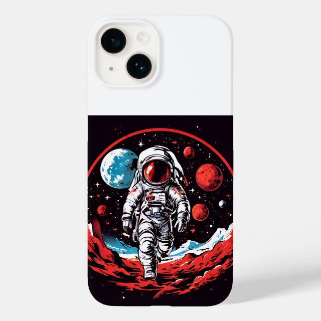 Funda De Case-Mate Para iPhone el astronauta (Reverso )
