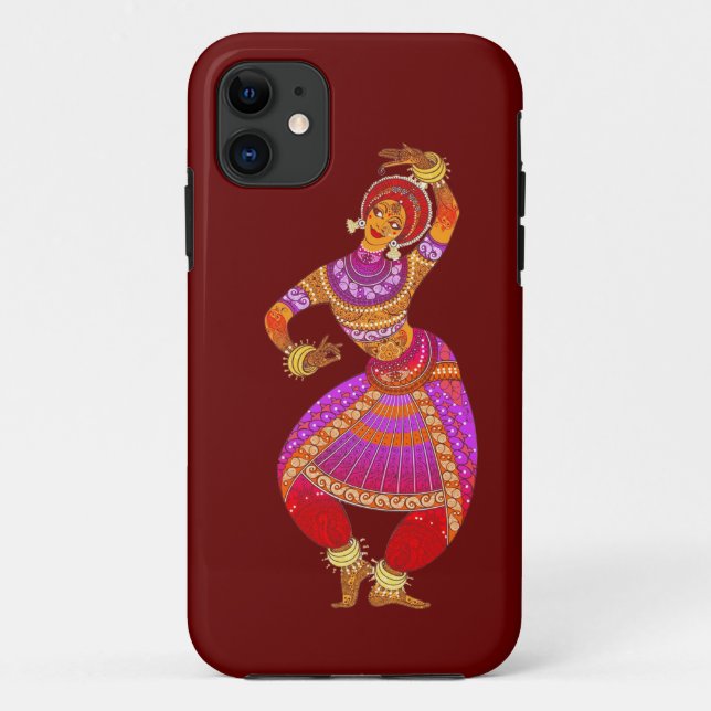 Funda De Case-Mate Para iPhone El bailarín indio (Reverso)