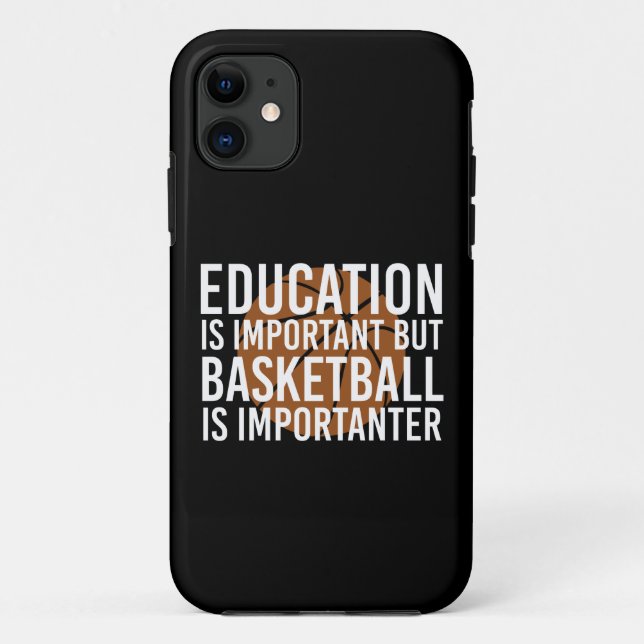 Funda De Case-Mate Para iPhone El baloncesto es importantísimo. (Reverso)