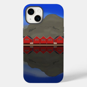 Funda Para iPhone 14 De Case-Mate El Barco Rojo Casas Sunndalsøra Noruega