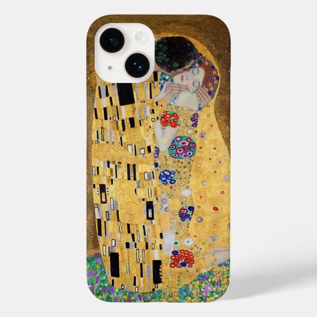 Funda De Case-Mate Para iPhone El beso de Gustav Klimt (Reverso )