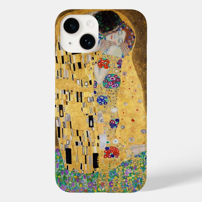 Funda De Case-Mate Para iPhone El beso de Gustav Klimt (Reverso )