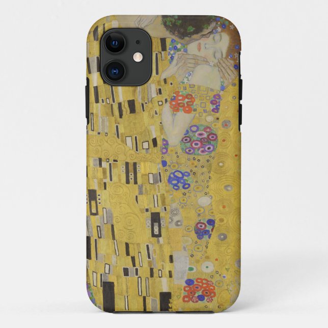 Funda De Case-Mate Para iPhone El beso de Klimt (Reverso)