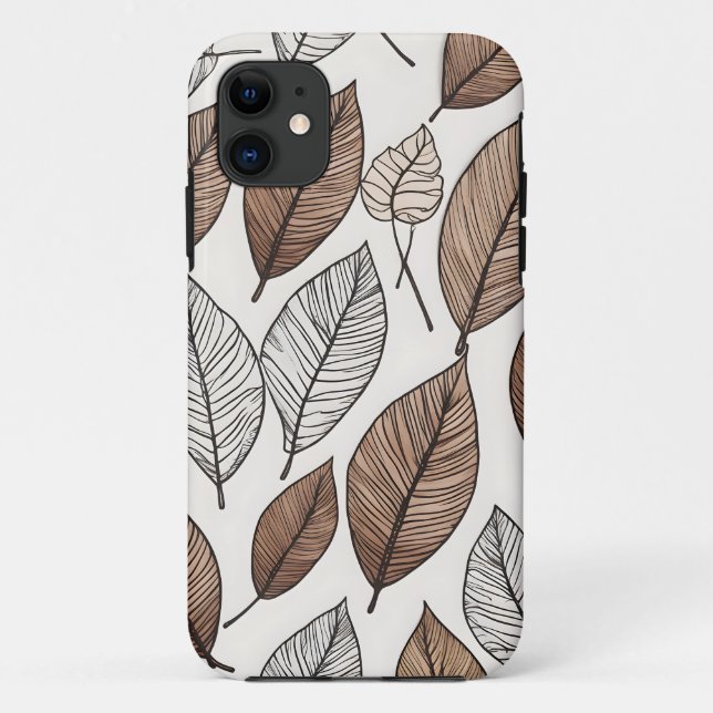 Funda De Case-Mate Para iPhone El Boho deja el arte (Reverso)