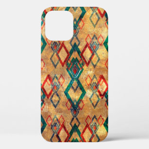 Funda Para iPhone 12 El boho étnico desmorona el viejo patrón. Impresió
