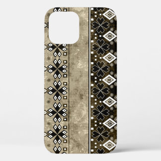 Funda Para iPhone 12 El Boho Grunge étnico: Patrón colorido