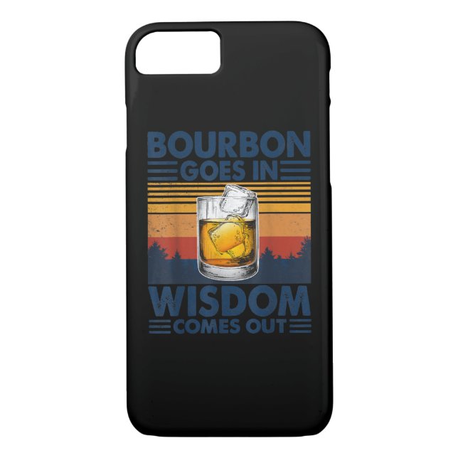 Funda De Case-Mate Para iPhone El Borbón de Whiskey sale en sabiduría (Reverso)