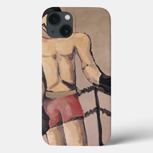 Funda De Case-Mate Para iPhone El boxeador grande (Reverso)