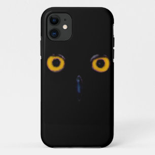 Funda Para iPhone 11 El búho viejo sabio fantasmagórico observa la cara