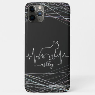 Funda Para iPhone 11 Pro Max El Bulldog francés es amor al perro mínimo de Guay