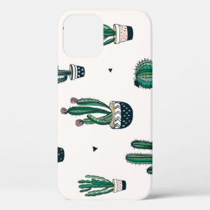 Funda Para iPhone 12 El Cacti Decorativo Suculta El Patrón Sin Margen