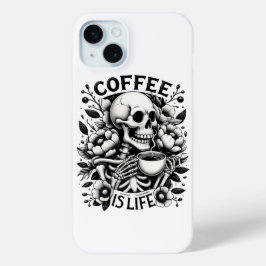 Funda Para iPhone 15 Mini El café es vida