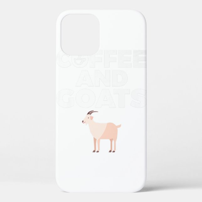 Funda De Case-Mate Para iPhone El Café Y Las Cabras Se Enamoran. Diseño perfecto  (Reverso )