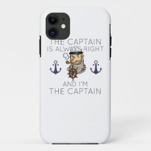 Funda Para iPhone 11 El capitán siempre tiene razón y yo soy el Ca