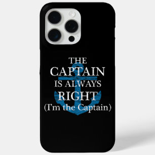 Funda Para iPhone 15 Pro Max El capitán siempre tiene razón y yo soy el capitán