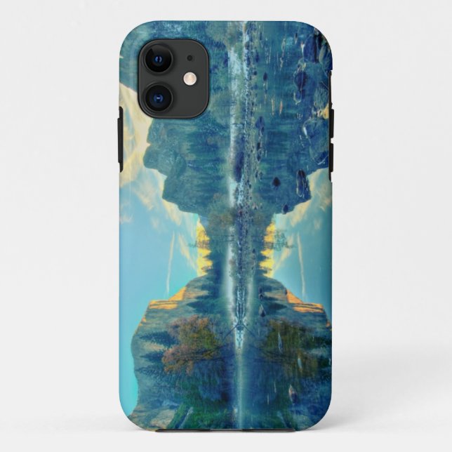 Funda De Case-Mate Para iPhone EL Capitan y reflexión de tres hermanos (Reverso)