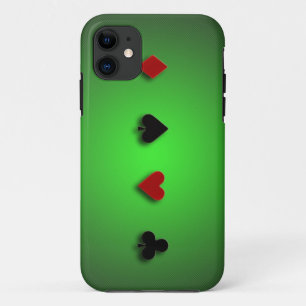 Funda Para iPhone 11 el casino del fondo del póker carda las espadas d