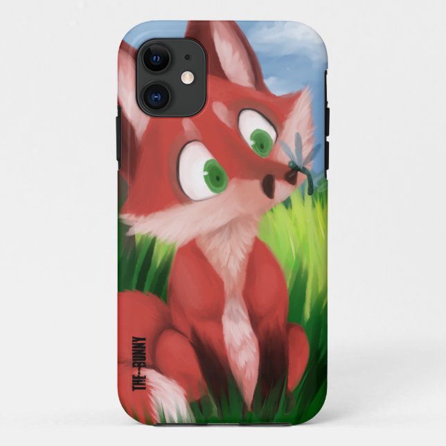Funda De Case-Mate Para iPhone El caso más pequeño del iphone del Fox (Reverso)