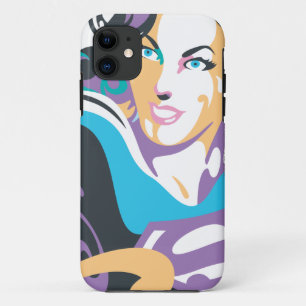 Funda Para iPhone 11 El chapoteo del color de Supergirl remolina 1