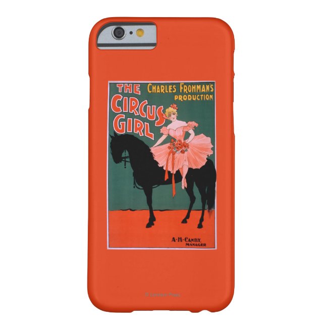 Funda De Case-Mate Para iPhone El chica del circo - mujer en Theatrical del (Reverso)