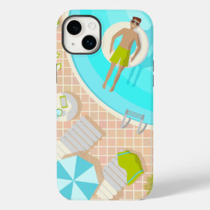 Funda Para iPhone 14 Plus De Case-Mate El chico de la piscina en vacaciones de playa de v