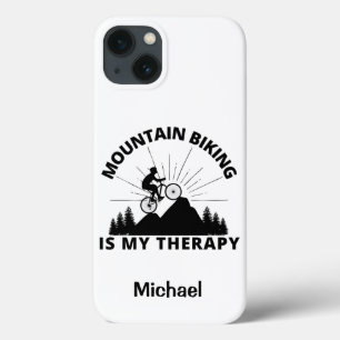 Funda Para iPhone 13 El ciclismo de montaña es mi terapia