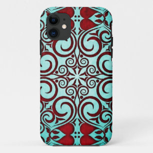 Funda Para iPhone 11 El cierre tribal encima del damasco se descoloró