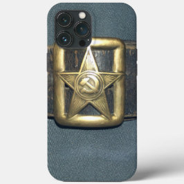 Funda Para iPhone 13 Pro Max El CINTURÓN del OFICIAL del ejército rojo del RSF