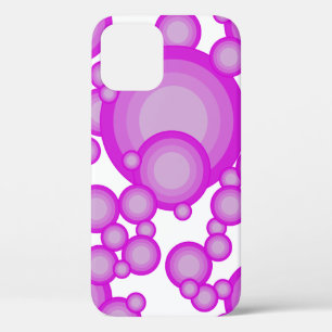 Funda Para iPhone 12 El círculo de estilo del año 70 de Violet