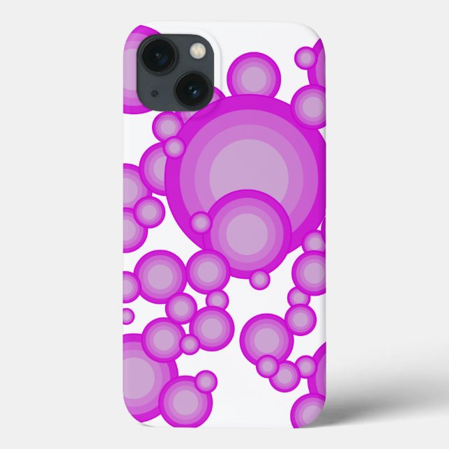 Funda De Case-Mate Para iPhone El círculo de estilo del año Violet 70 (Reverso)