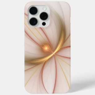 Funda Para iPhone 15 Pro Max El Cobre Noble Y El Oro Resumen Del Arte Fractal M
