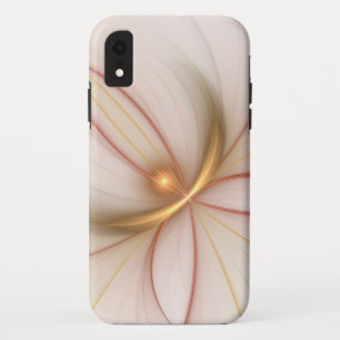 Funda Para iPhone XR El Cobre Noble Y El Oro Resumen Del Arte Fractal M