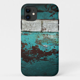 Funda Para iPhone 11 El coche vintage de Junk Yard, el verde azulado aq