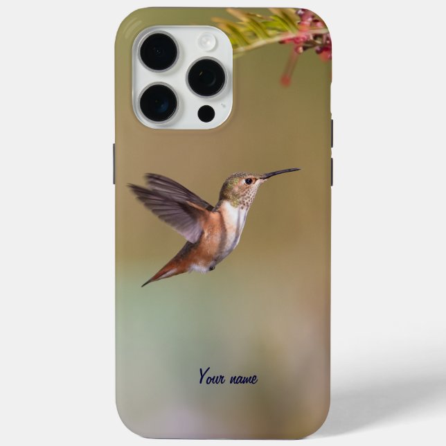 Funda De Case-Mate Para iPhone El colibrí de Allen (Reverso )