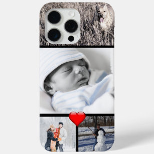 Funda Para iPhone 15 Pro Max El collage de fotos de la familia hace su propio