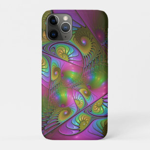 Funda Para iPhone 11 Pro El colorido y luminoso resumen de arte fractal