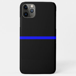 Funda Para iPhone 11 Pro Max El concepto simbólico de la delgada línea azul