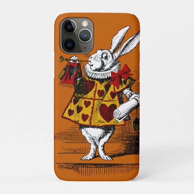 Funda De Case-Mate Para iPhone El Conejo Blanco (Reverso)