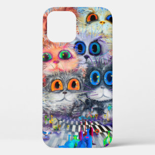 Funda Para iPhone 12 El conjunto de los antecedentes retraitsabstract d