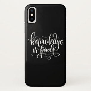 Funda Para iPhone X El conocimiento es poder