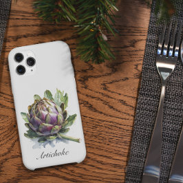 Funda Para iPhone 13 Pro El Corazón del Jardín: Artichoke en acuarela